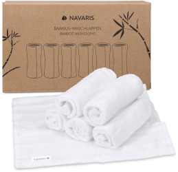 Set 6 Prosoape Navaris din fibra de bambus 25 x 25 cm 48734.02.06 