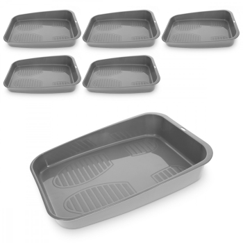 Set 6 Tavi dreptunghiulare incaltaminte 32 7 x 23 6 cm 50173.06 