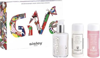 Set Emulsie faciala hidratanta 125 ml + Lapte demachiant 100 ml + Lotiune tonica florala 100 ml Sisley Les Essentials 