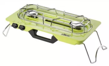 Aragaz smart camping portabil 2 arzatoare aprindere piezo-electrica 57.5x24x17 cm Meva 