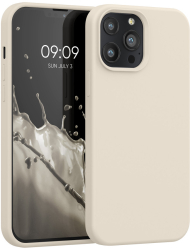 Husa kwmobile pentru Apple iPhone 13 Pro Max Silicon Crem 55881.16 