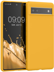 Husa kwmobile pentru Google Pixel 6a Silicon Portocaliu 57799.191 