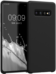 Husa kwmobile pentru Samsung Galaxy S10 Plus Silicon Negru 49028.47 