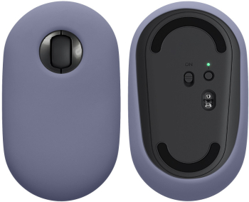 Husa mouse Kwmobile pentru Apple Magic Mouse Mov inchis Silicon KWM0000259K003C 
