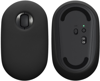 Husa mouse Kwmobile pentru Apple Magic Mouse Negru Silicon KWM0000259K001C 