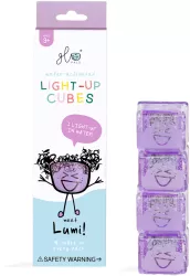 Jucarie senzoriala luminoasa Lumi Glo Cube mov