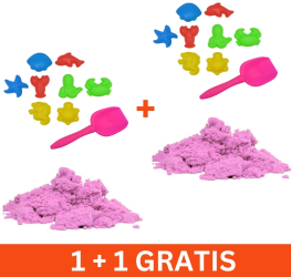 Nisip kinetic cu 8 forme modelaj lopatica 1+1 gratis 