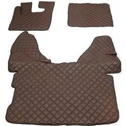 Set presuri imitatie piele Daf XF105 Automat maro 2007-2012 