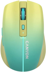 Mouse wireless Canyon MW-44 reincarcabil Galben-Albastru 