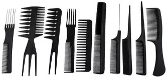 Set pentru frizerie si coafor 10 piese Gonga® Negru 