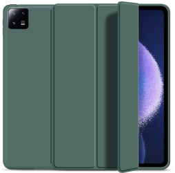 Husa Ultra Slim pt. tableta XIAOMI Pad 6S Pro 12.4 - Silicon TPU Smart Cover - Verde Marin 