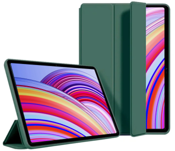 Husa Ultra Slim pt. tableta Xiaomi Redmi Pad Pro 12.1 - Silicon TPU Smart Cover - Verde Marin 