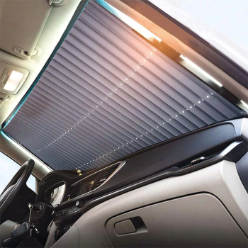 Parasolar auto retractabil cu ventuza 70x140cm 