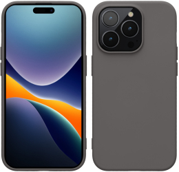 Husa Kwmobile pentru Apple iPhone 14 Pro Silicon Gri 59081.155 