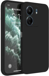 Husa Soft Touch slim ALC Mobile anti soc compatibila cu Xiaomi Redmi 13C Negru Tpu 