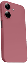 Husa Soft Touch slim ALC Mobile anti soc compatibila cu Xiaomi Redmi 13C Visiniu Tpu 
