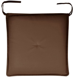 Perna scaun pentru exterior impermeabila cu doua fete 38x38x2 cm maro cu bej 