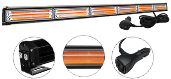 Proiector auto LED 6COB 88cm 108W 12/24V avertizare 3000K 