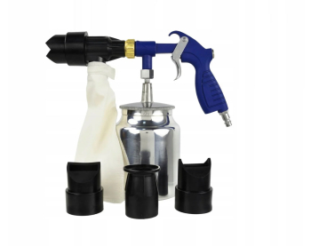 Pistol de sablare cu recuperator + 4 duze 1L 2kg G01197 