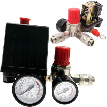 Presostat universal cu regulator pe presiune si manometru FT0026 