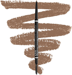 Creion pentru sprancene cu mina ultra-fina Nyx Professional Makeup Micro Brow pencil taupe 0.5 g