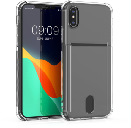 Husa Kwmobile pentru Apple iPhone X/iPhone XS Silicon Transparent 57518.03 