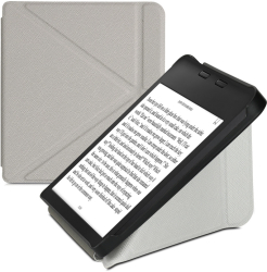 Husa kwmobile pentru Kobo Libra 2 Piele ecologica Gri 56576.35 