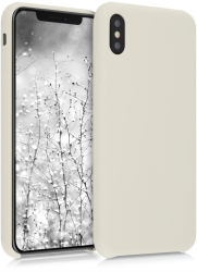 Husa pentru iPhone XS Max Silicon Crem 45909.204 