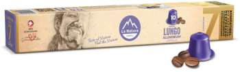 Capsule cafea La Natura Lifestyle Lungo x 10 buc vegane intensitate 7 compatibile Nespresso 