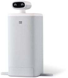 Hranitor Inteligent ambrasmart cu Camera HD la 360° si Control Wi-Fi pentru animale de companie Alb 