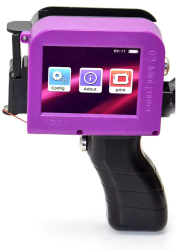 Imprimanta Portabila de Mana cu Cerneala Uscare Rapida Touchscreen Imprimare Logo Cod de Bare Coduri QR Pentru Suprafete Multiple Dime 