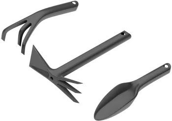 Set 3 unelte pentru gradina BASIC Cellfast - negru 