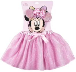 Set fustita cu bentita Cerda culoarea roz model Minnie Mouse 