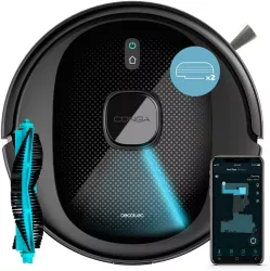 Robot de aspirare Conga 7490 Immortal X-Treme 4 in 1 2600 Pa Laser Autonomie 120 minute Rezervor lichide si praf Functie mop mop 