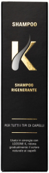 Sampon regenerant care fortifica fibra capilara 200ml K SHAMPOO Future Cosmetics pentru eliminare a culorii grizonate albe a parului 