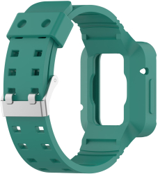Curea cu protectie smartwatch din silicon compatibila cu Redmi Watch Lite 1 si Redmi Watch Lite 2 Verde 