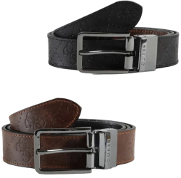 Curea din piele Guess reversibila BM7518 95 Negru/Maro 