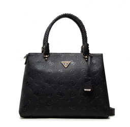 Geanta Guess Helaina Society Carryall HWPG84 03100 Negru 36 x 26 5 x 12 cm 