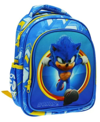 Ghiozdan copii Sonic the Hedgehog 30 x 22 x 12 cm Albastru 30 x 22 x 12 cm 