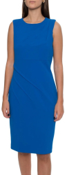 Rochie de dama creion fara maneci Calvin Klein CDIC1584 Albastru L INTL 
