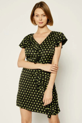 Rochie Guess cocktail Gisel W0GK0M Negru S INTL 