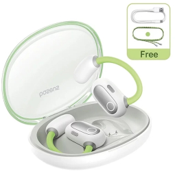 Casti wireless Baseus Eli Sport 1 Open-Ear TWS Bluetooth 5.3 Autonomie 30 ore Verde 