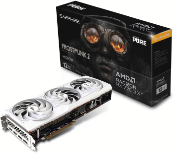 Placa video SAPPHIRE Pure AMD Radeon RX 7700 XT Frostpunk 2 Edition 12GB GDDR6 192bit 11335-08-50G 