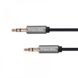 Cablu Jack 3.5 mm tata - tata 1.8m BASIC Kruger&Matz 