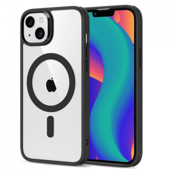 Husa pentru iPhone 14 / iPhone 13 - ESR Classic Hybrid HaloLock - Clear Black 