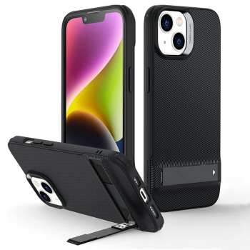 Husa pentru iPhone 14 Plus - ESR Air Shield Boost Kickstand - Translucent Black 