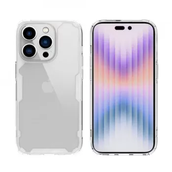 Husa pentru iPhone 14 Pro - Nillkin Nature TPU Pro Case - Transparent 