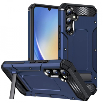 Husa pentru Samsung Galaxy A34 5G - Techsuit Hybrid Armor Kickstand - Blue 