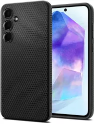 Husa pentru Samsung Galaxy A55 5G - Spigen Liquid Air - Matte Black 