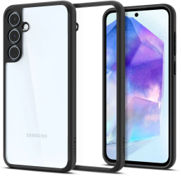Husa pentru Samsung Galaxy A55 5G - Spigen Ultra Hybrid - Matte Black 